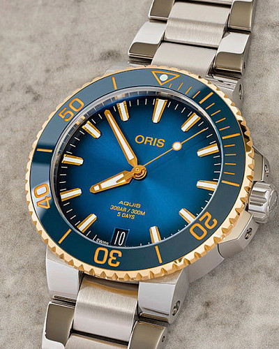 Oris Aquis Date Calibre 400 01 400 7769 6355-07 8 22 09PEB